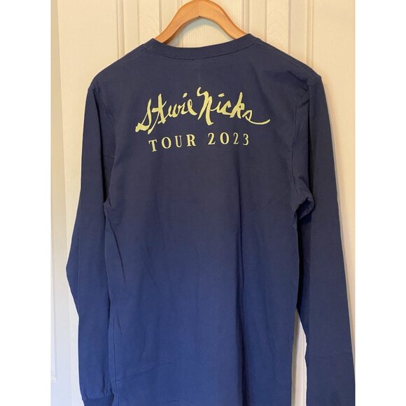 Stevie Nicks Blue Long Sleeve T-Shirt Tour Men's Size M Medium Music Tour 2023 - Picture 7 of 7